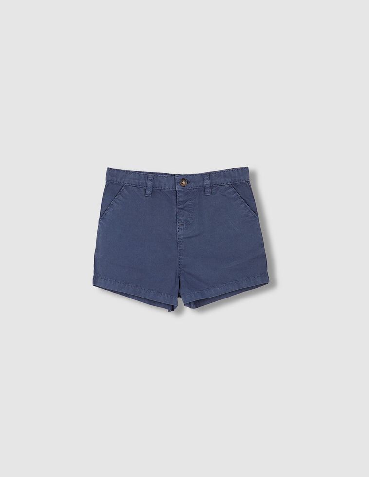 Bermuda chino color blu medio 