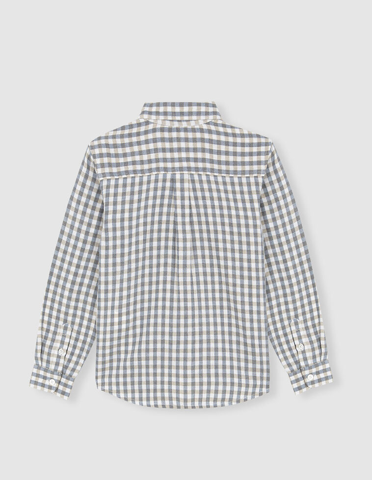 Camisa manga larga vichy