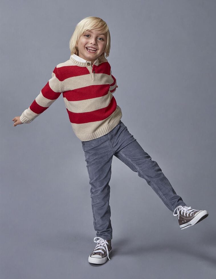 Pantaloni 5 tasche in velluto grigio