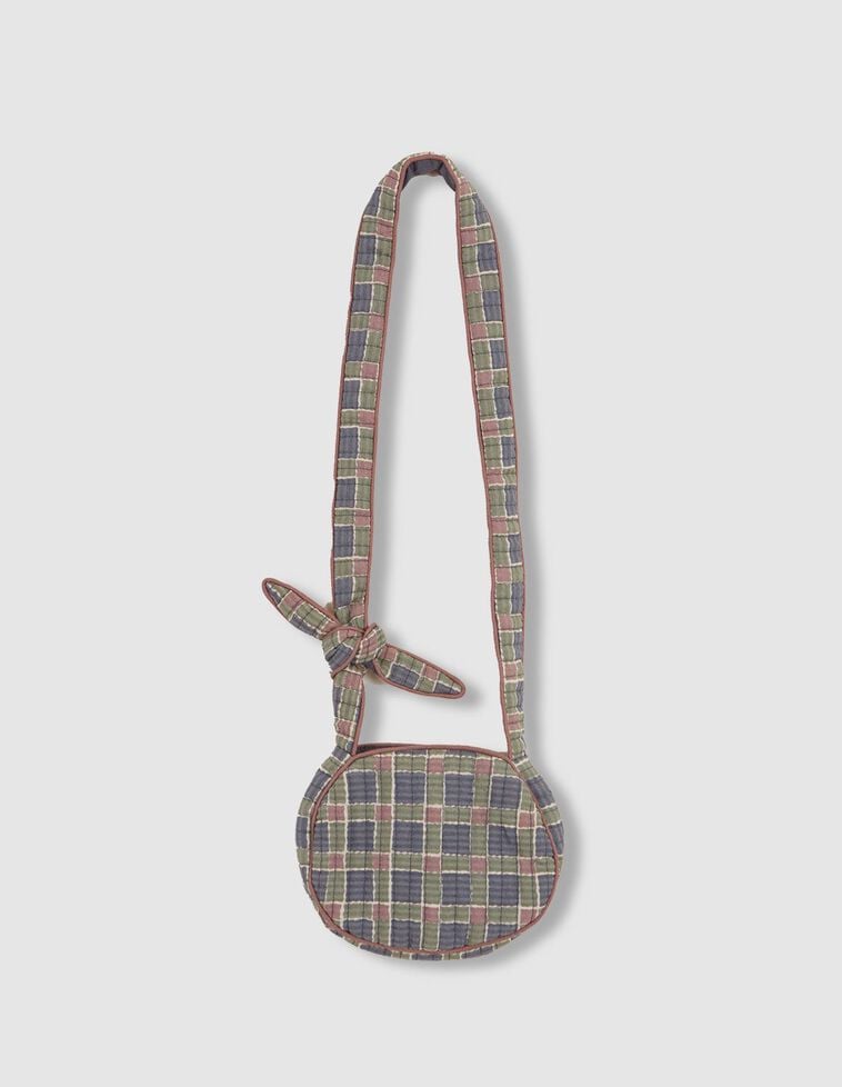 Sac matelassé bleu clair