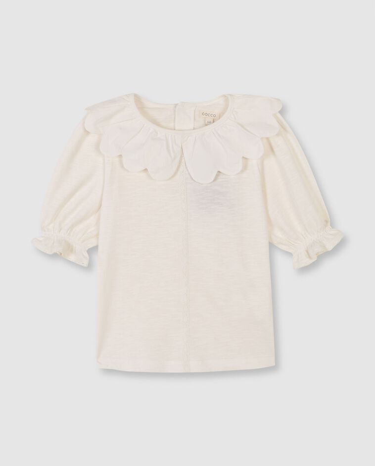 T-shirt manches courtes blanc