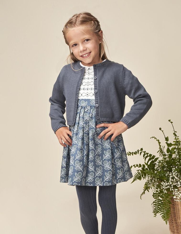 Veste basique bleu clair