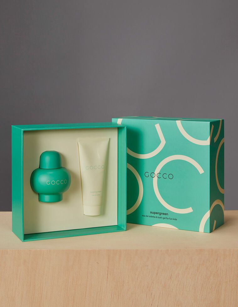 Colônia supergreen unissex + gel