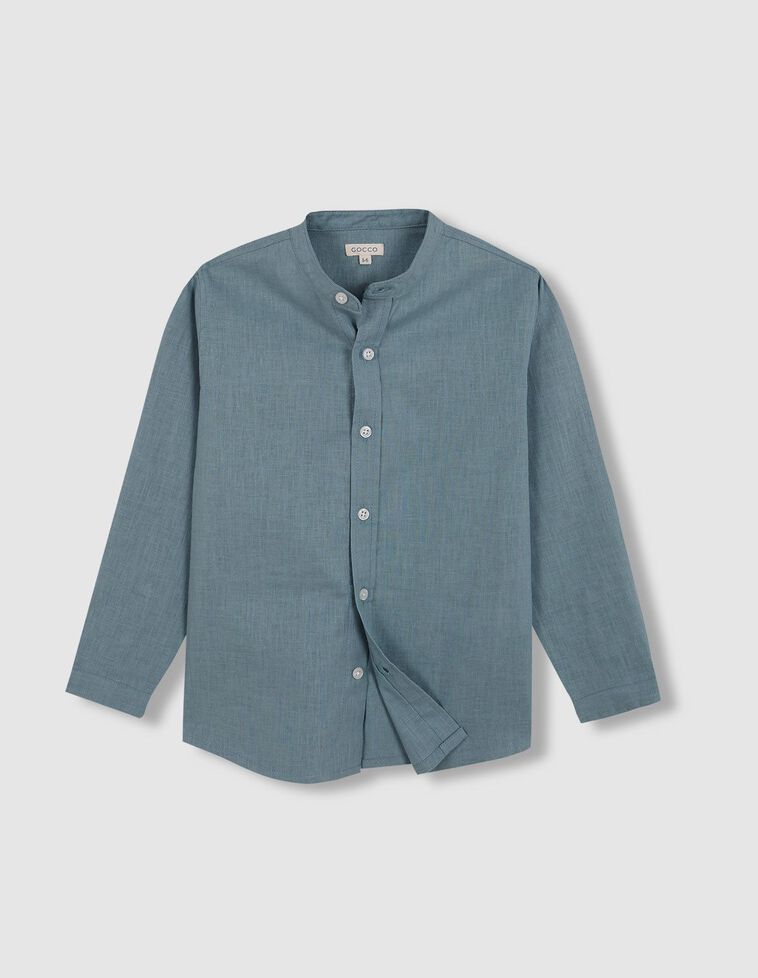 Camisa padeira com linho verde