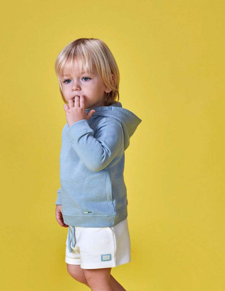 Sweat-shirt  azul com estampado