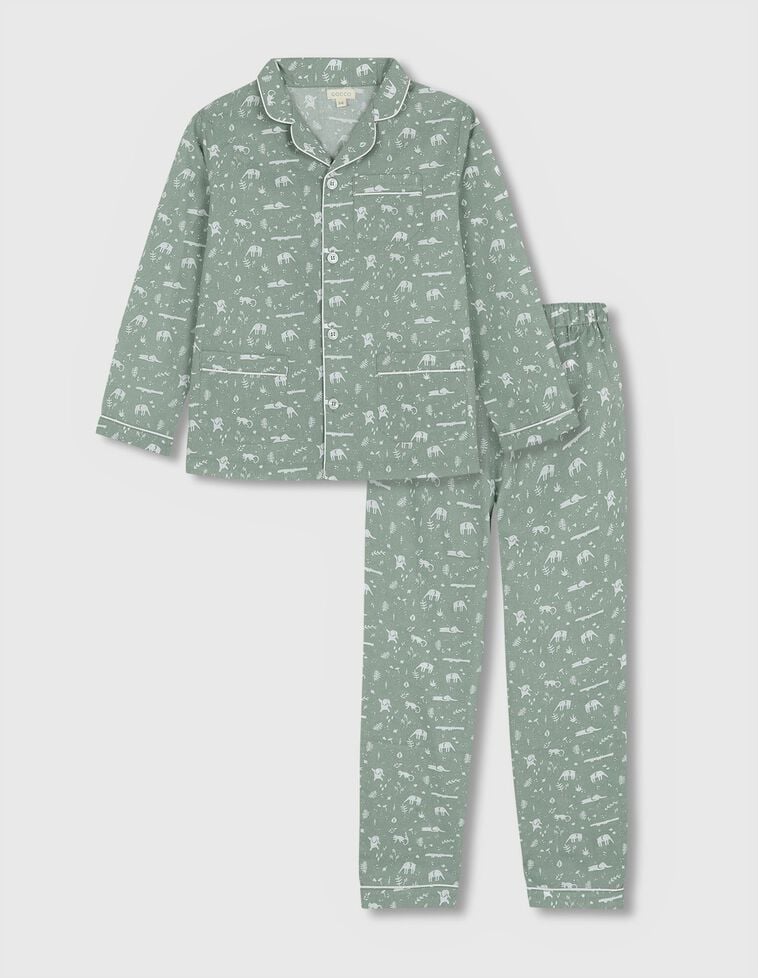 Pijama c/ estampados em cores vivas
