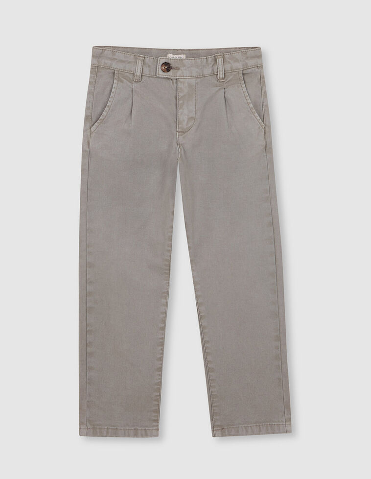 Pantalon chino gris