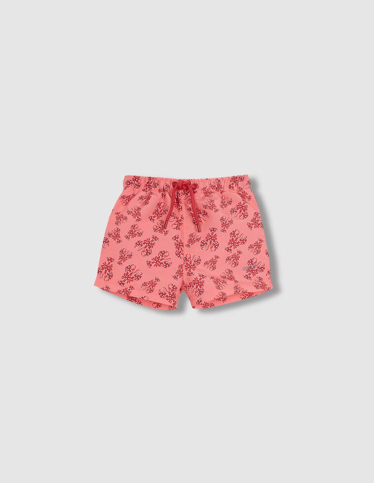 Fato de banho estampado lagosta rosa