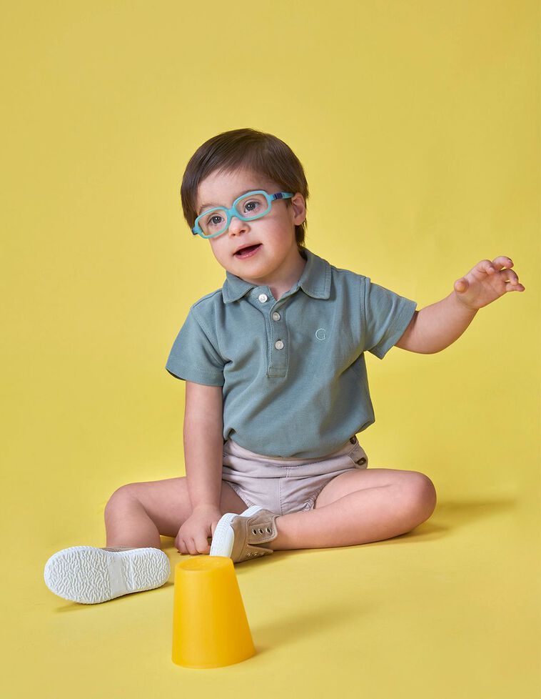 Polo in piqué color verde 