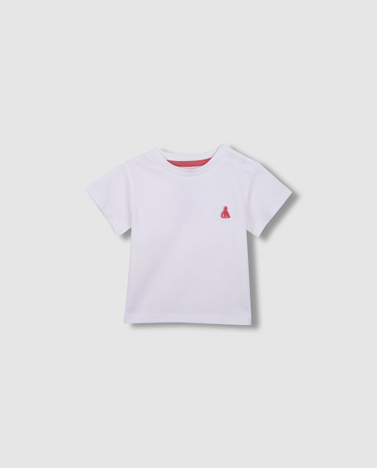 T-shirt poulpe blanc