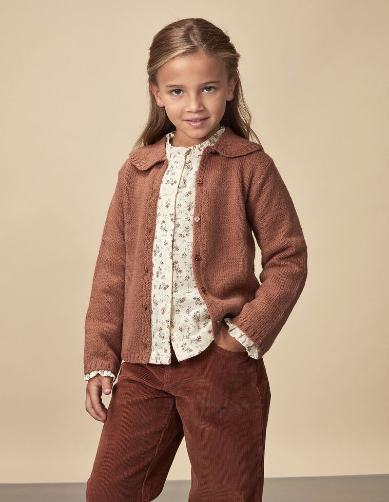 Gilet Collerette B&eacute;b&eacute; Chaudron