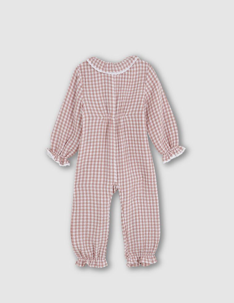 Pyjama mit Gingham-Print