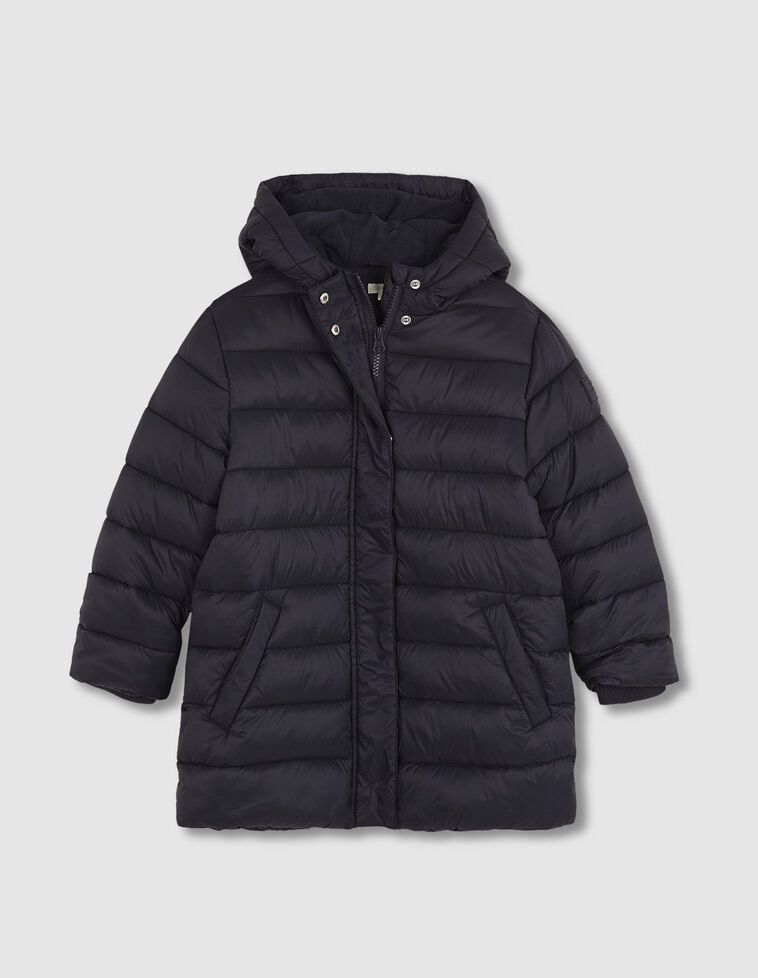 Cappotto imbottito con fodera in pile interna