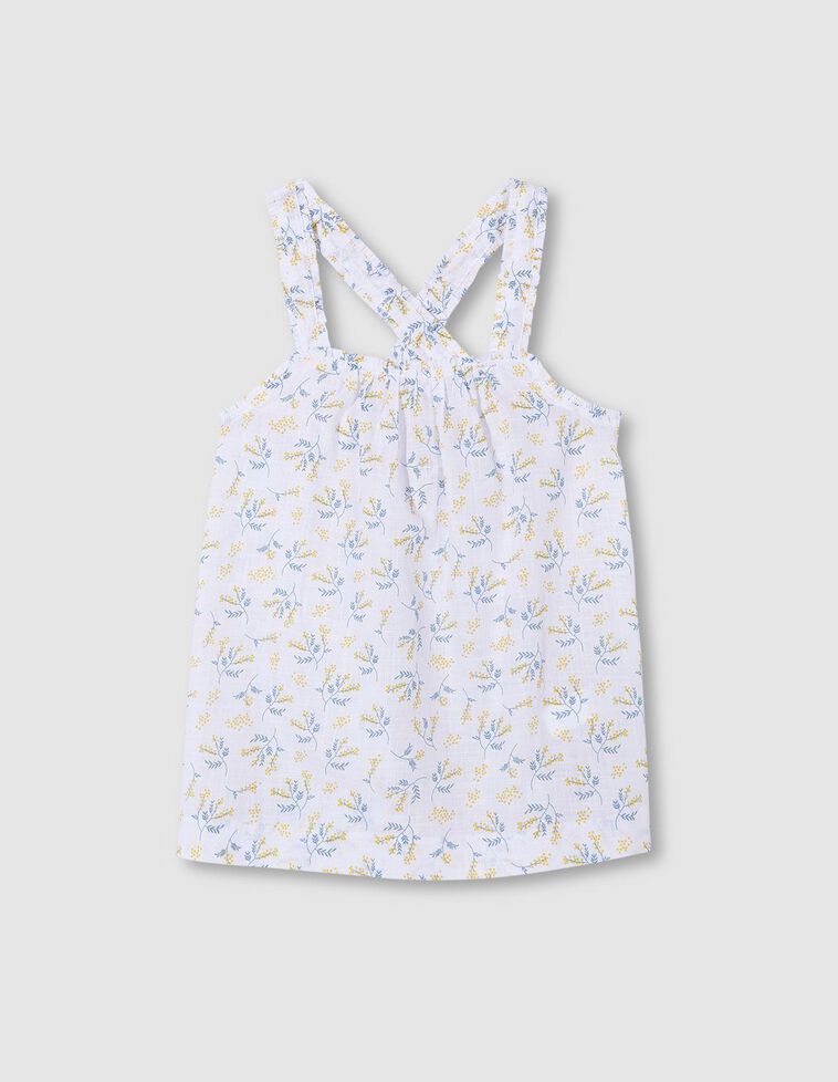 Pijama de alças estampado