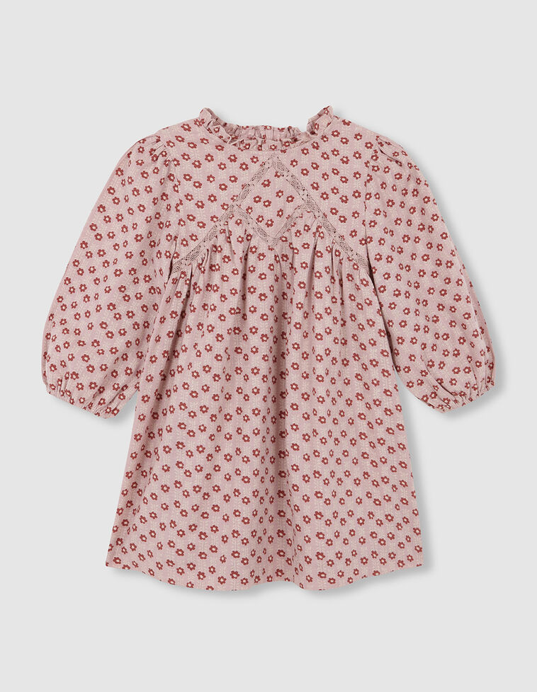 Vestito a fiori lilla Vestito a fiori lilla