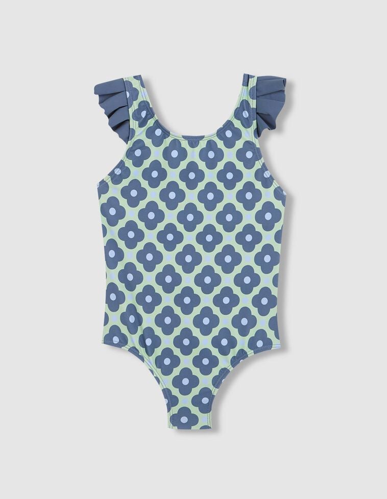 Maillot de bain vert style années 60