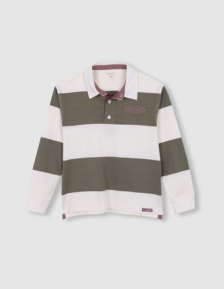 Polo rayé vert Polo rayé vert