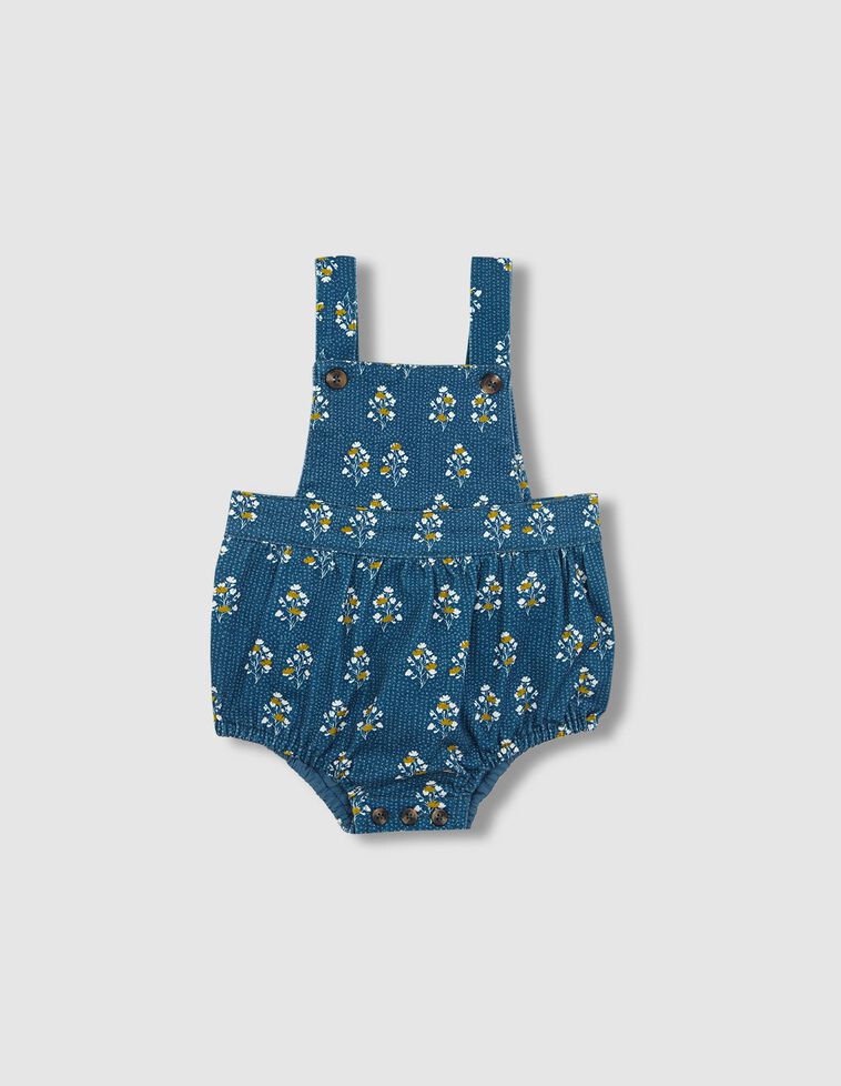 Ranatilla imprimée en sergé vert