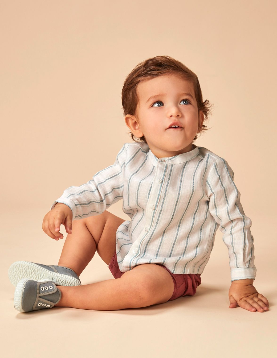 Camicia lino neonato new arrivals