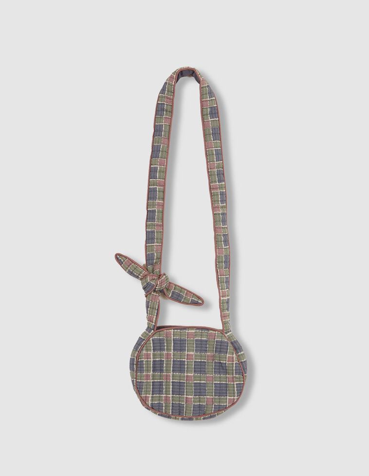 Sac matelassé bleu clair