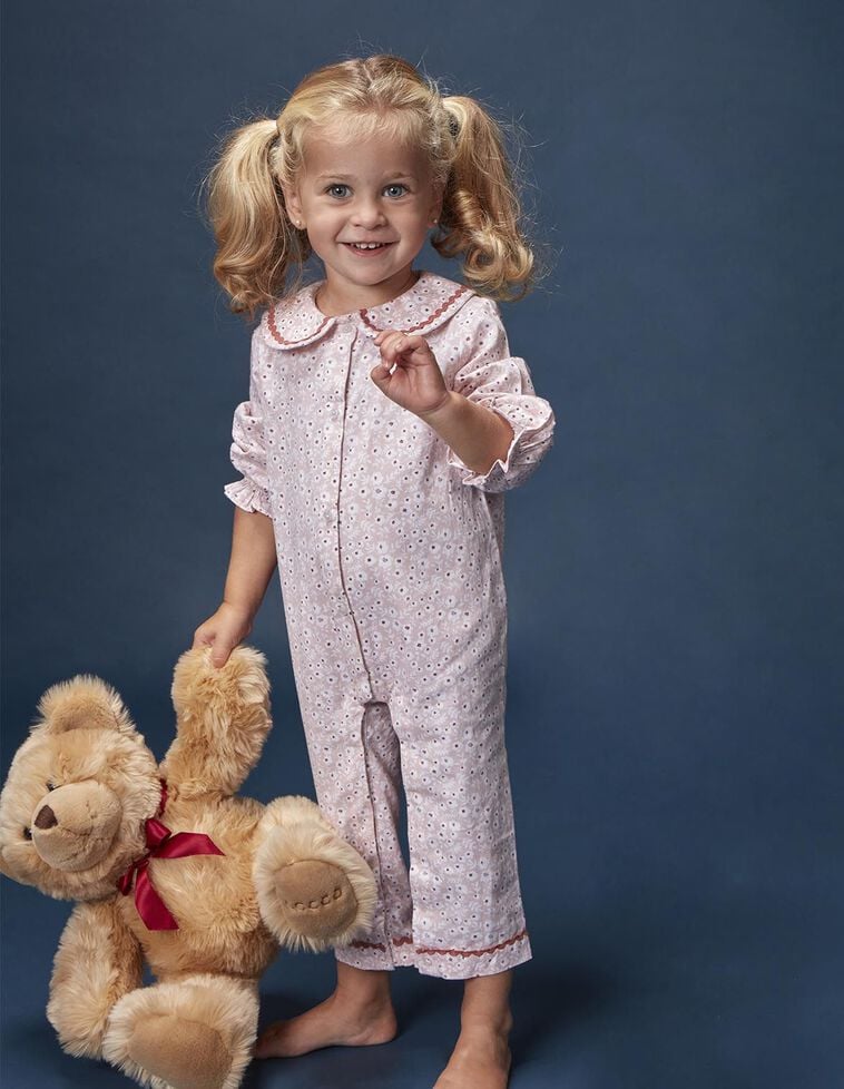 Pyjama imprimé fleurs rose Pyjama imprimé fleurs rose