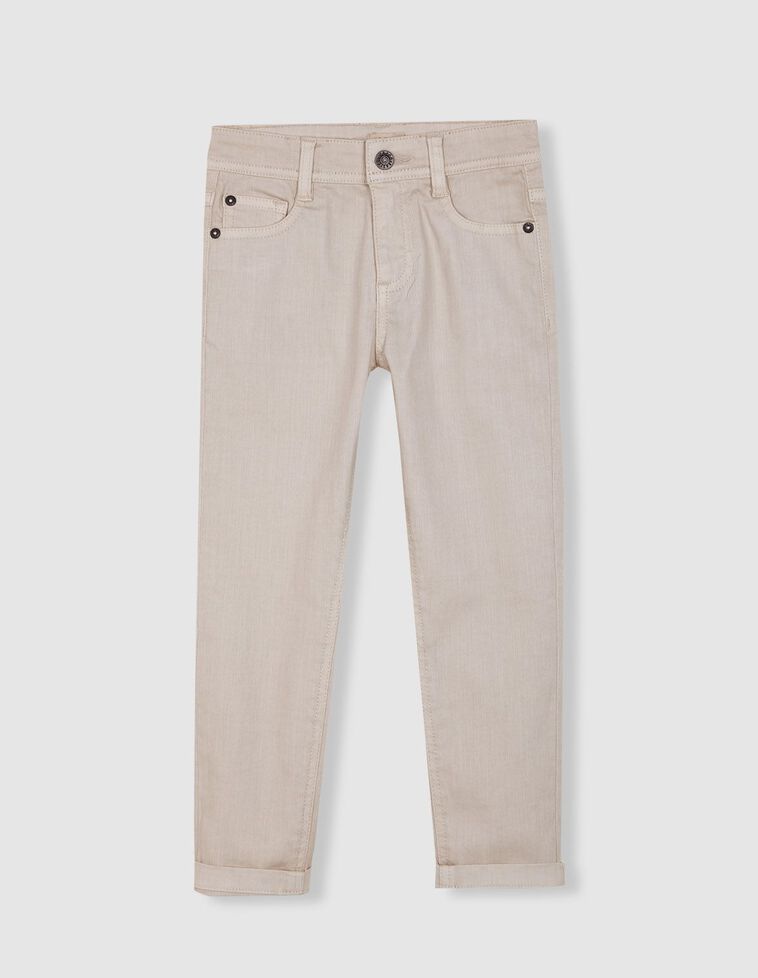 Pantalon 5 poches marron