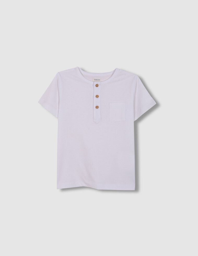 T-shirt bakery blanc