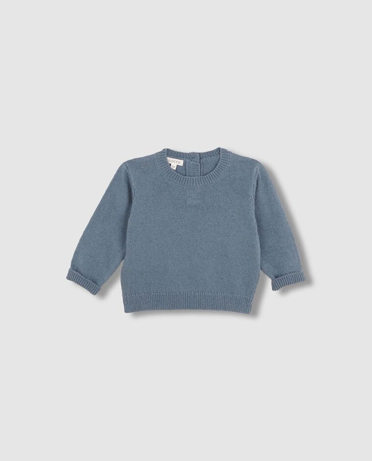 Maglione verde girocollo 