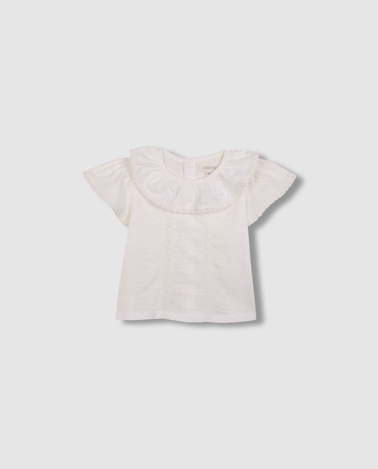 T-shirt manches courtes blanc