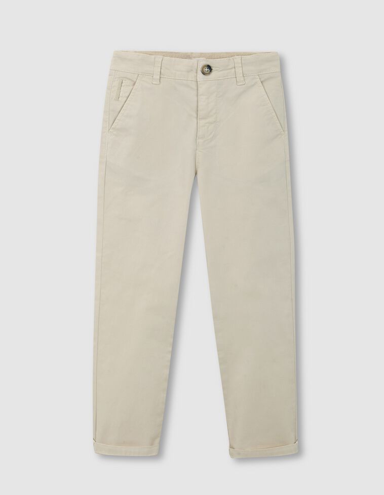 Pantaloni chino grigio