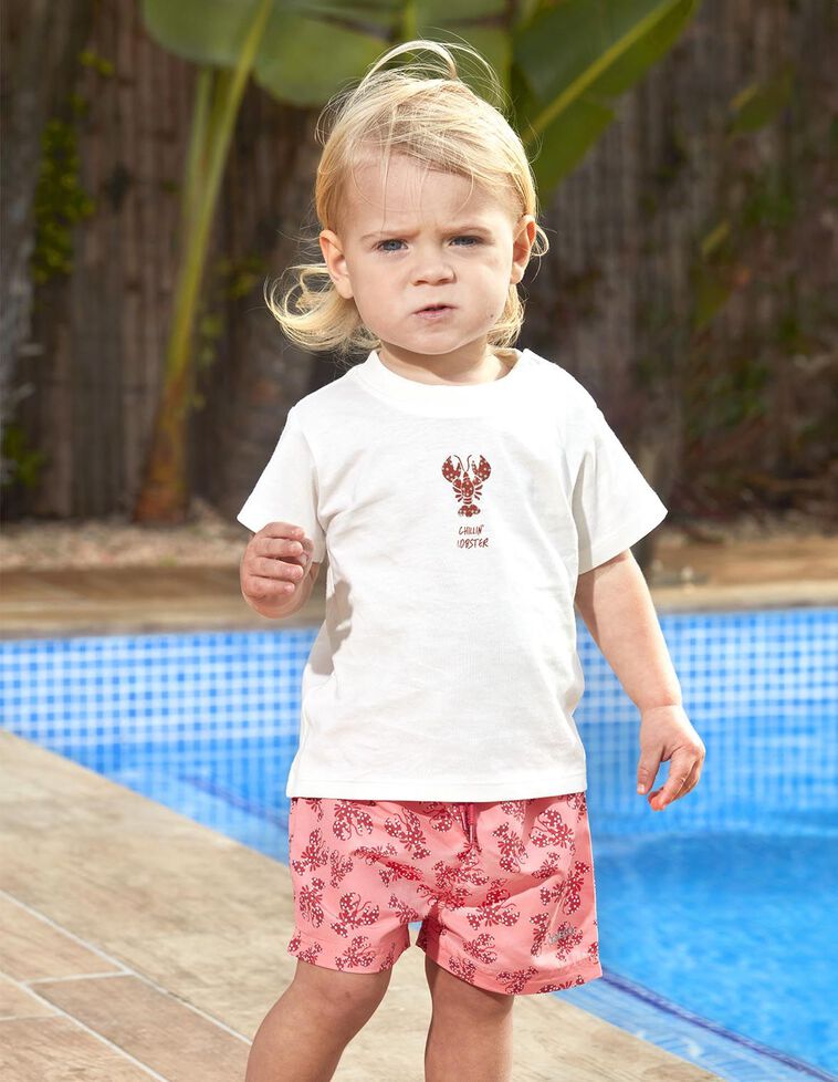 T-shirt homard blanc