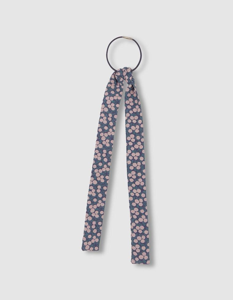 Laço estampado azul