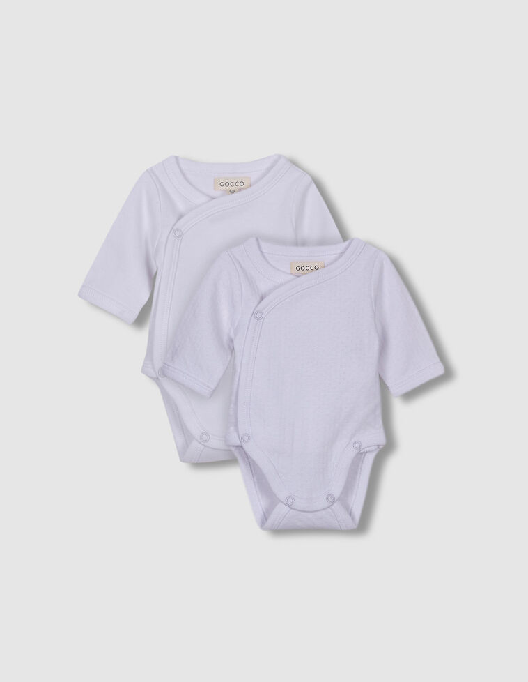 Conjunto de bodies em interlock branca 