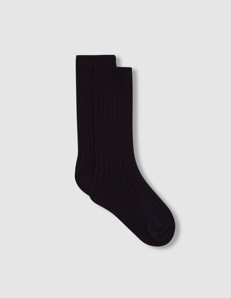 Chaussettes côtelées