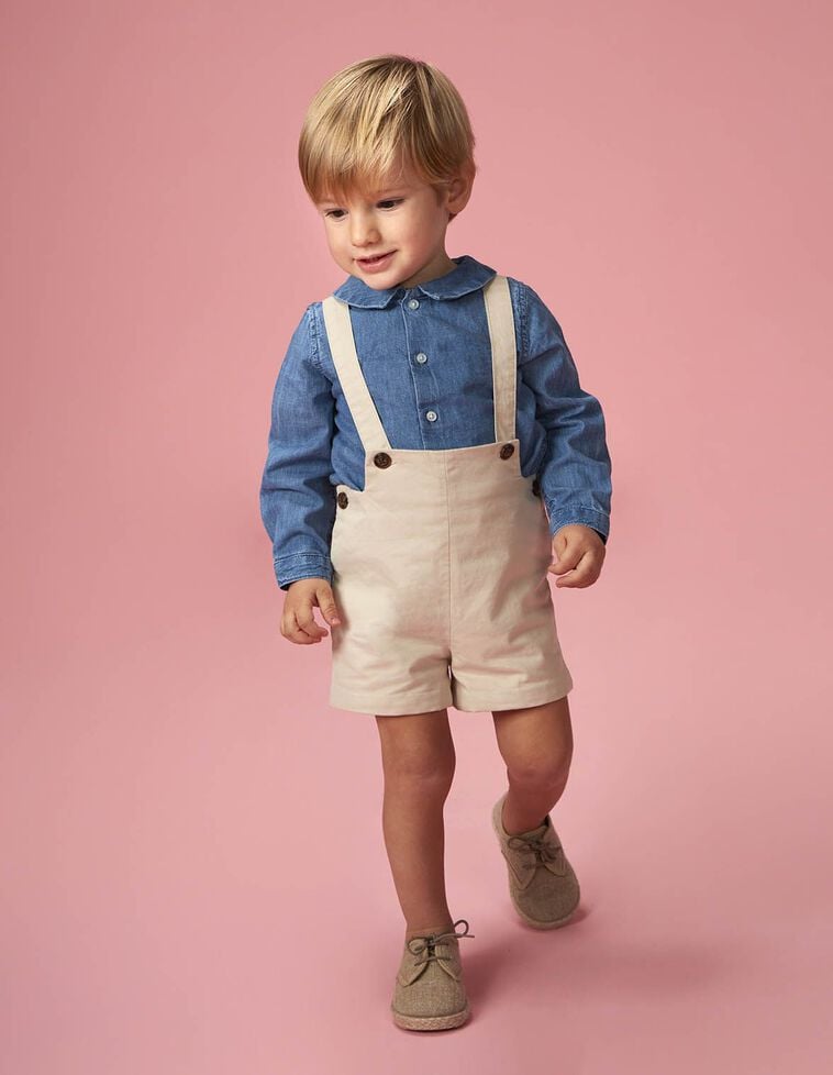 Chemise en jean bleu clair