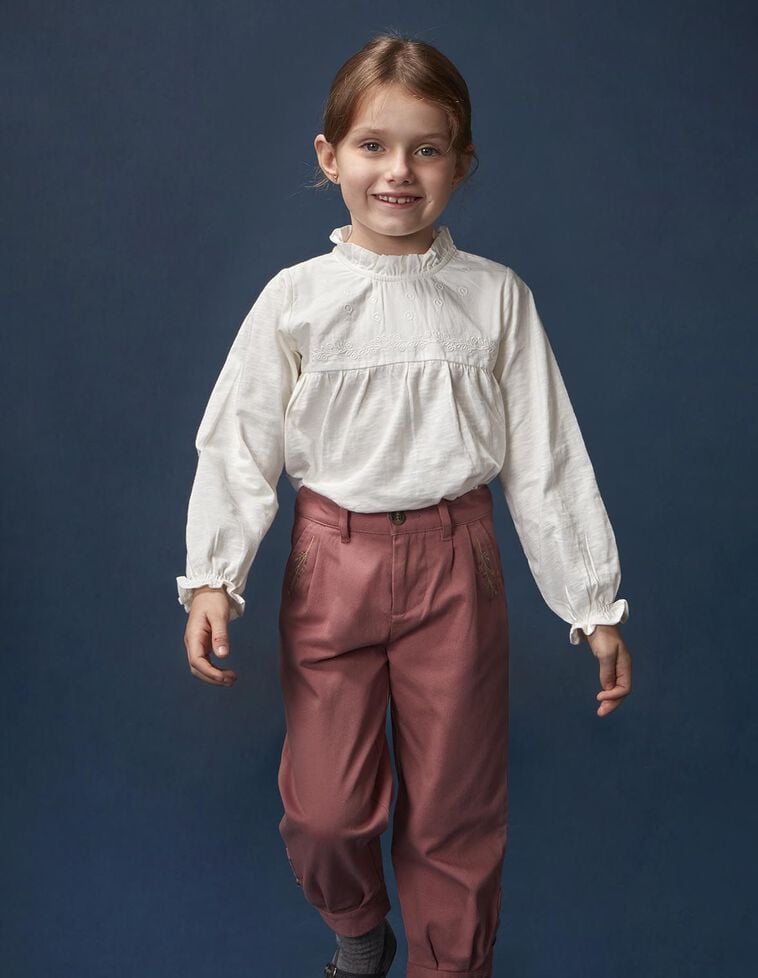 Pantalon bouffant rouge