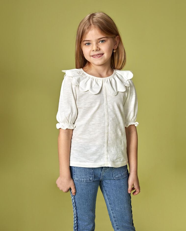 T-shirt manches courtes blanc