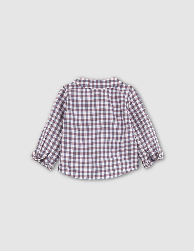Camisa algodão xadrez vichy
