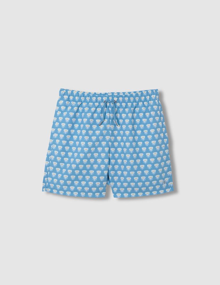 Fato de banho com estampado de flores da índia 