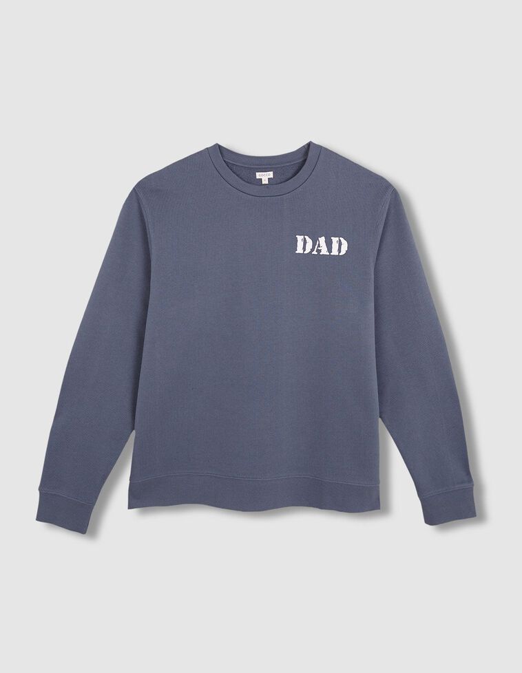 Felpa dad blu