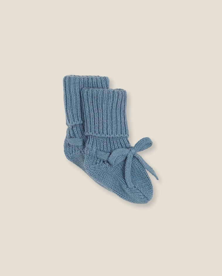 Chaussons montants verts nouveau-n&eacute;