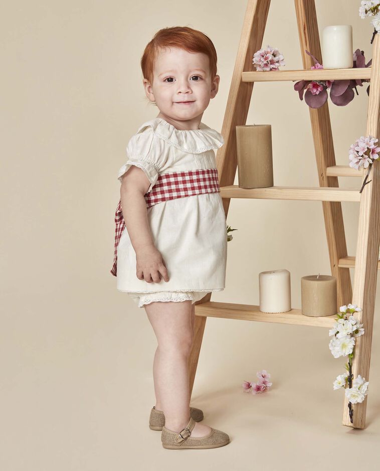 Faixa linho para vestidos branco/a