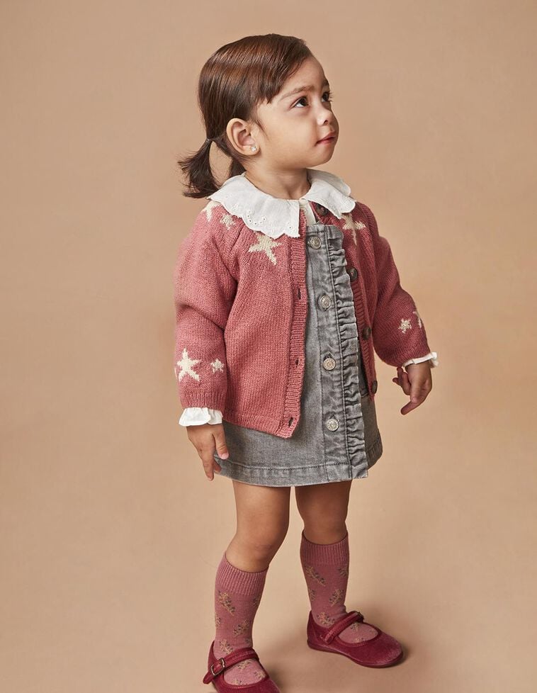 Veste à étoiles rouge