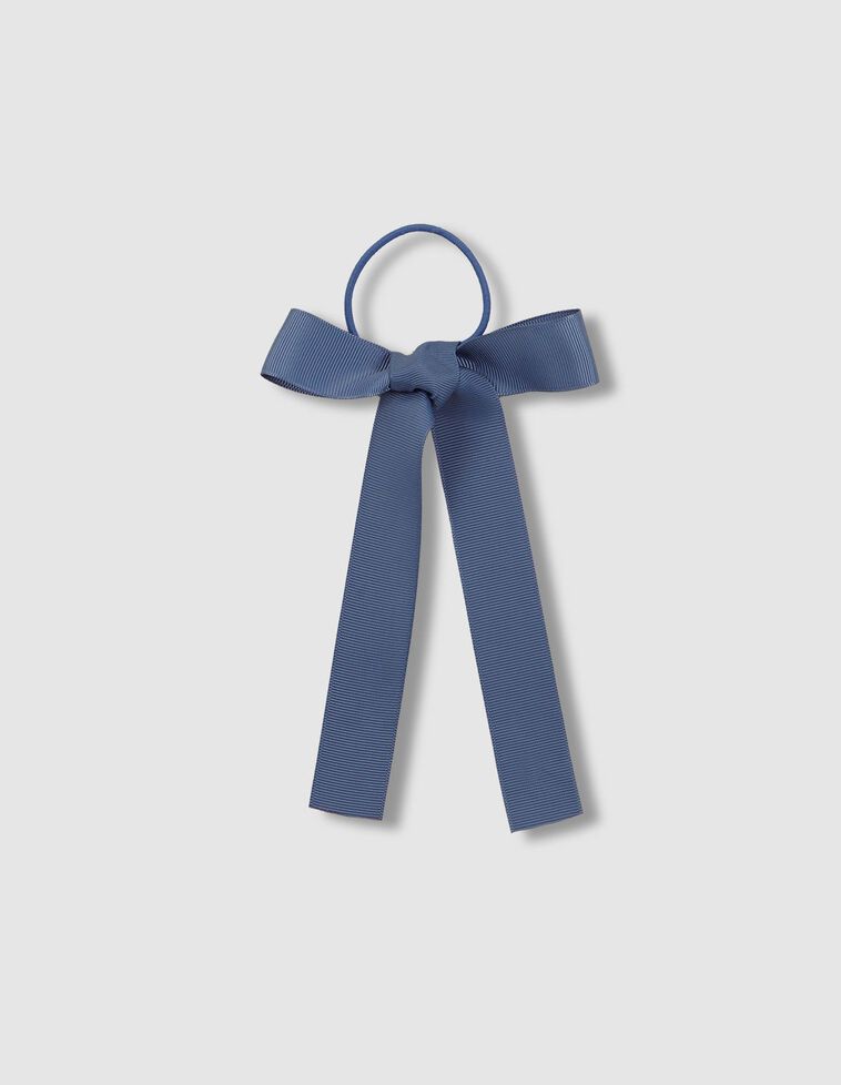 Nastro elasticizzato per creare fiocco azzurro