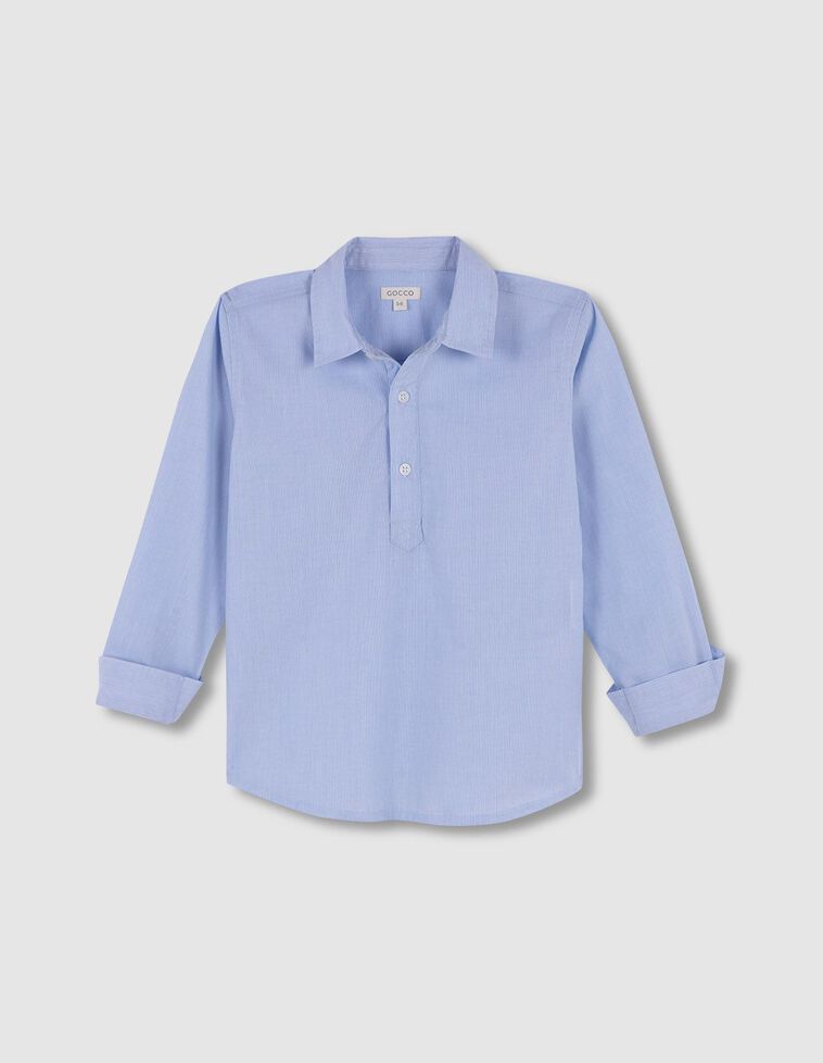 'Camisa 100% algodão ''mil riscas'' azul'