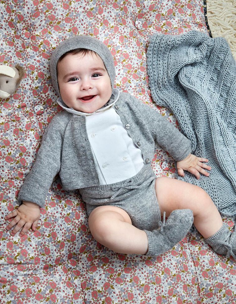 Bloomer en tricot gris