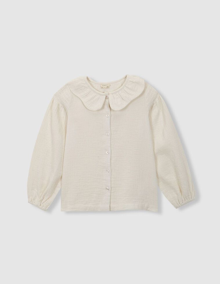 Blusa favo de mel branca