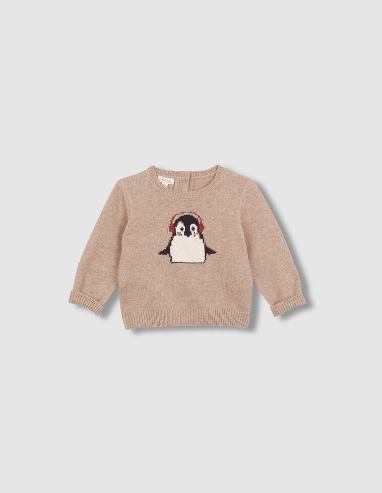 Pull pingouin pierre