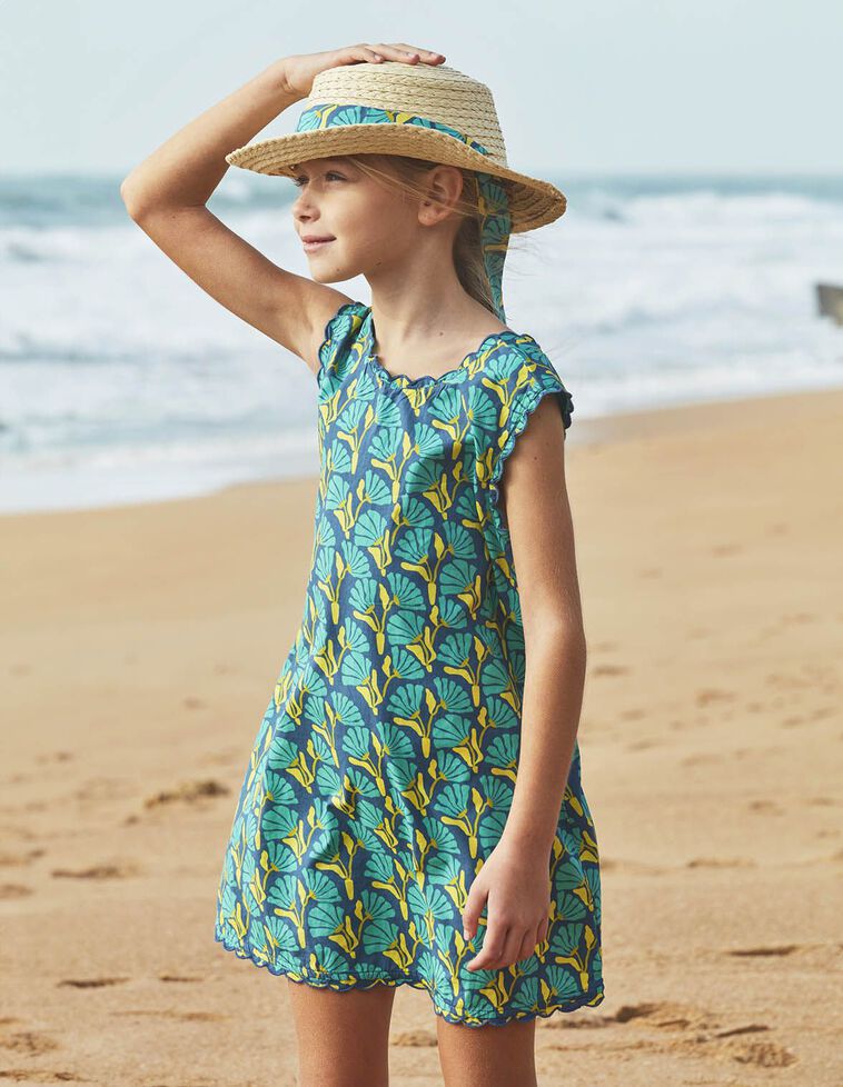 Bande de chapeau bleue