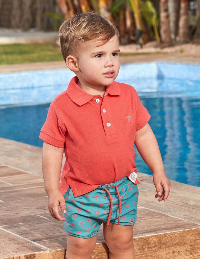 Maillot de bain gris détails phosphorescent